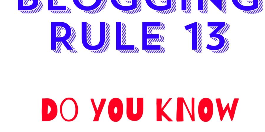 Blogging Rule 13. Use Links.