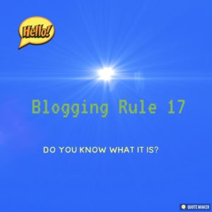 Blogging Rule 17. Know Your Audience